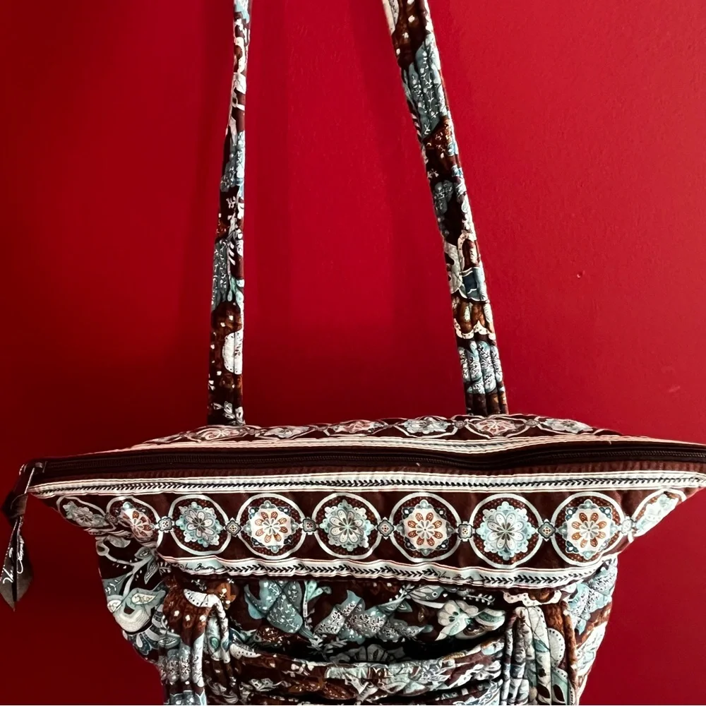 Vera Bradley Java Blue Tote Bag - Picture 5 of 10